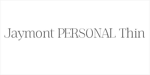 Jaymont PERSONAL Thin Logo