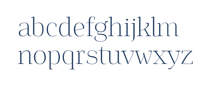 Jaymont PERSONAL Thin Lowercase