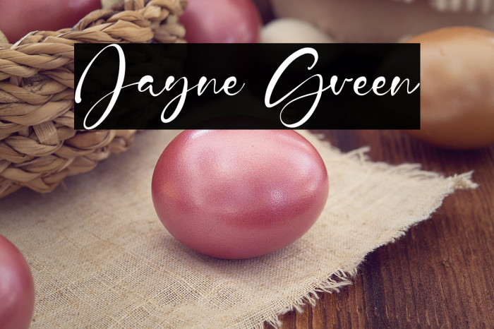 Jayne Green Example 1