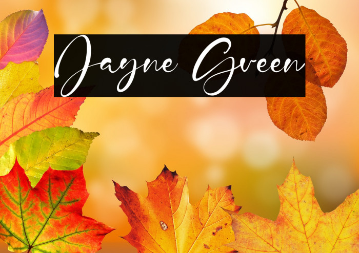 Jayne Green Example 3