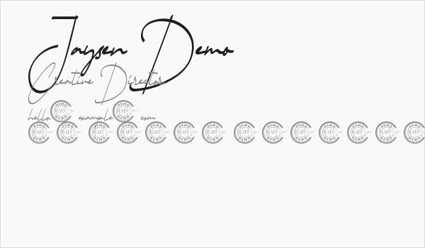 Jaysen Demo Business Card