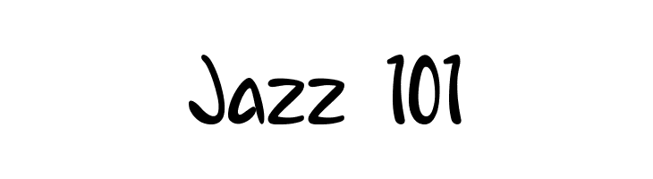 Jazz шрифт