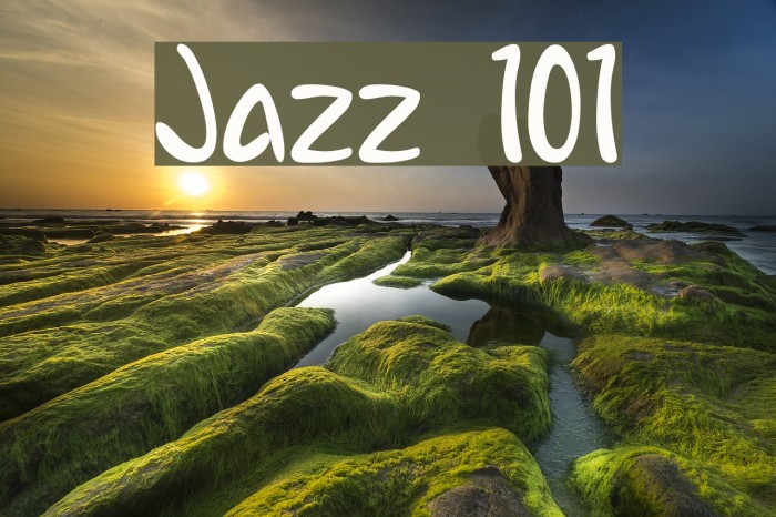 Jazz 101 Font examples