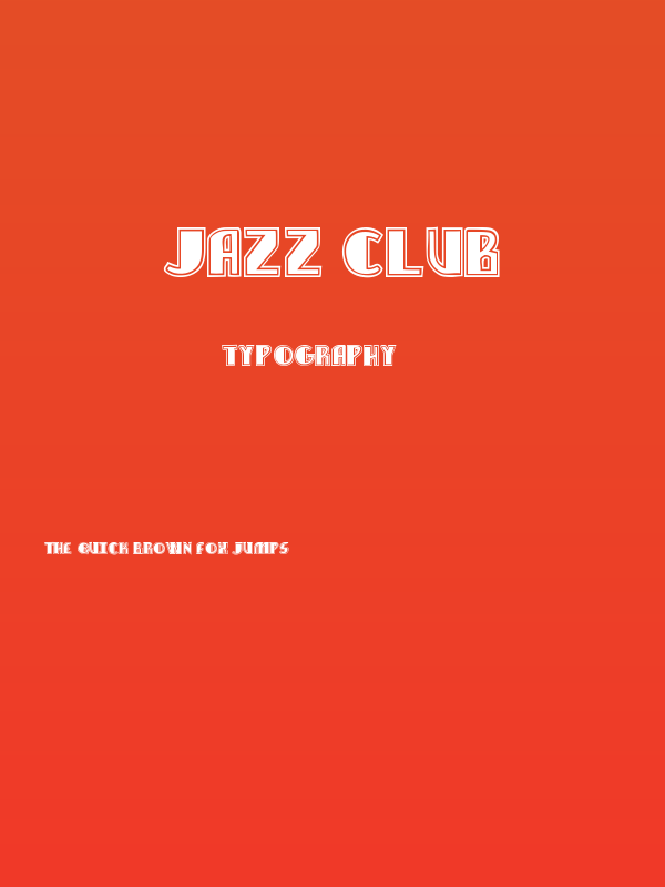 Jazz Club Poster