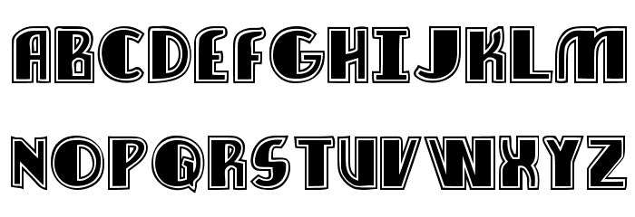 Jazz Club Font LOWERCASE