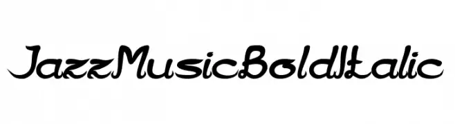 Jazz Music Bold Italic  Descarca Fonturi Gratis