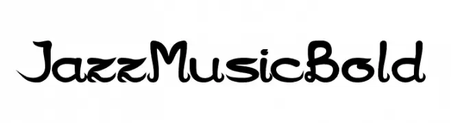 Jazz Music Bold  Fuentes Gratis Descargar