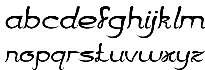 Jazz Music Italic Font LOWERCASE