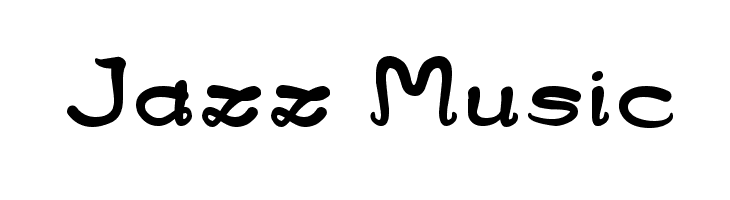 Jazz Music Font