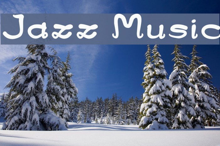 Jazz Music Font examples
