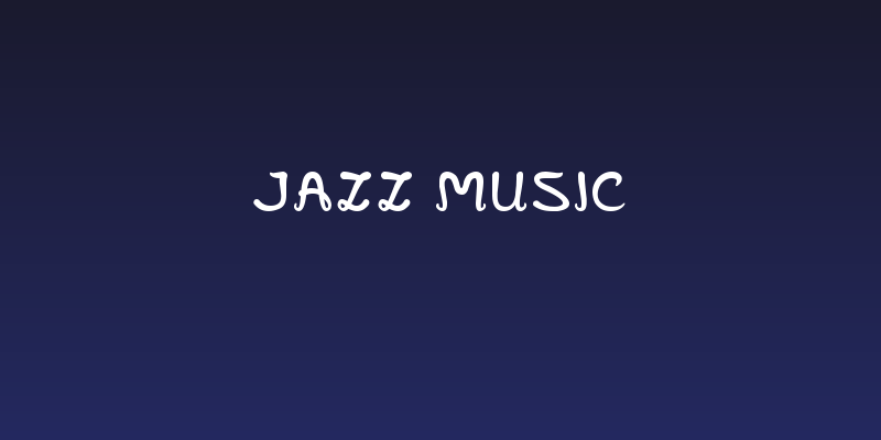 Jazz Music Social Header