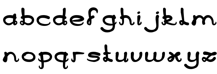 Jazz Music Font LOWERCASE