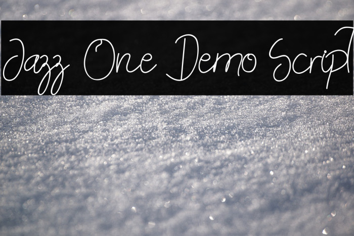 Jazz One Demo Script Example 2