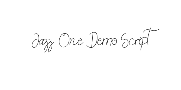 Jazz One Demo Script Logo