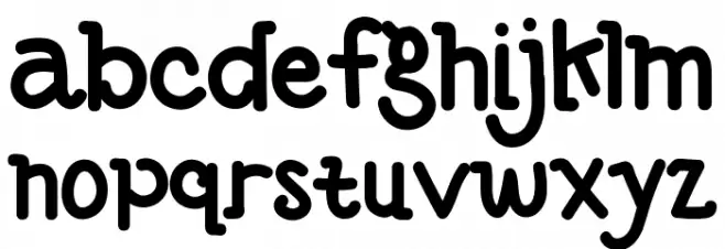 Jazz One Demo Schriftart Kleinbuchstaben