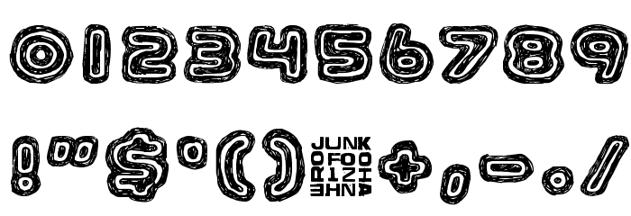 Jazz Zebra Font OTHER CHARS