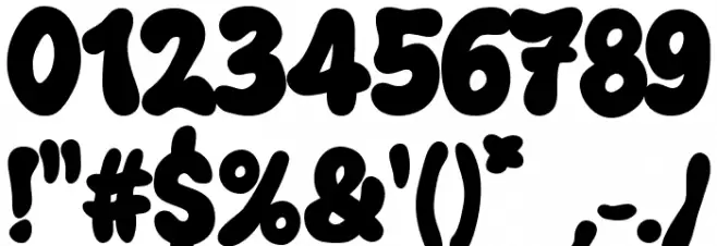 JazzBall-Bold Font OTHER CHARS