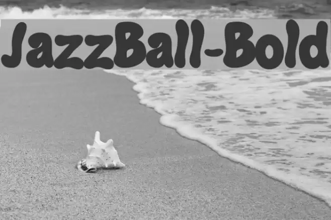 JazzBall-Bold Font examples