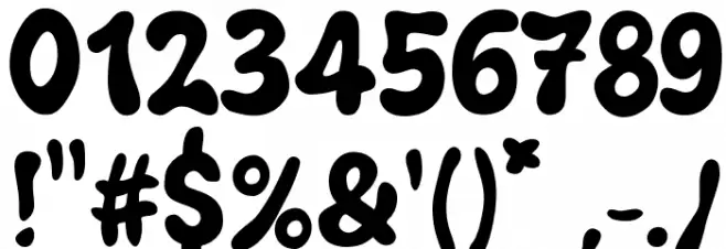 JazzBall Font OTHER CHARS