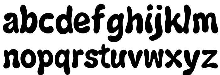 JazzBall Font LOWERCASE