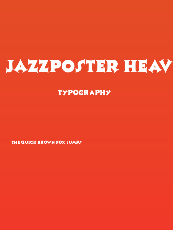 JazzPoster Heavy Poster