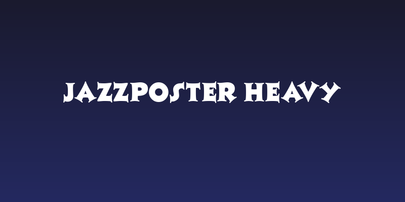 JazzPoster Heavy Social Header