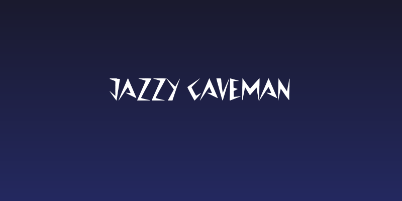 Jazzy Caveman Social Header