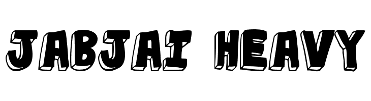jabjai Heavy Font