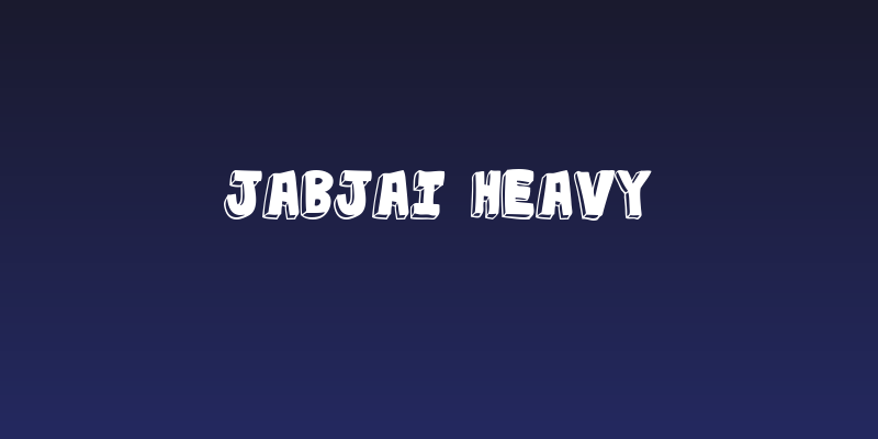 jabjai Heavy Social Header