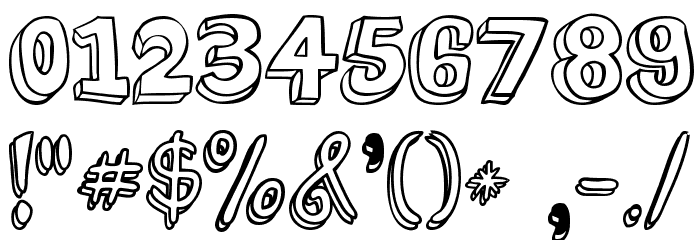 jabjai Light Font OTHER CHARS
