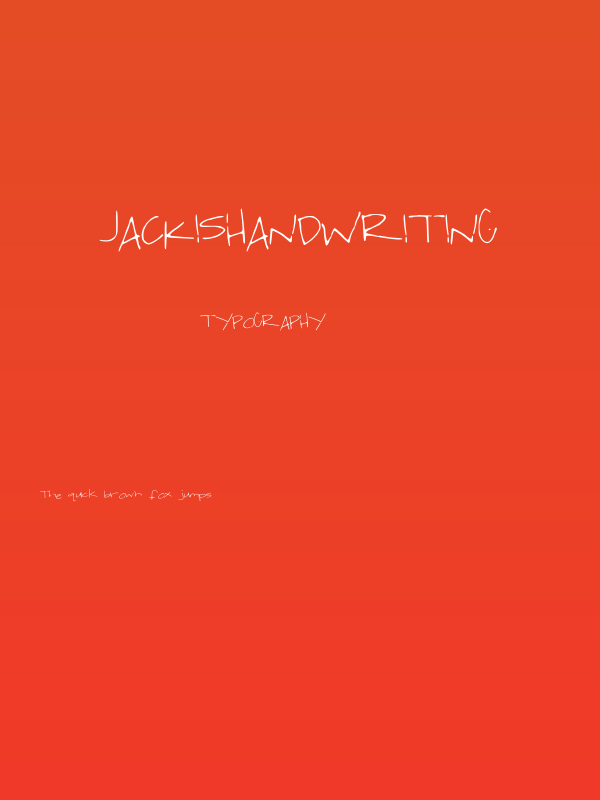 jackishandwriting Poster