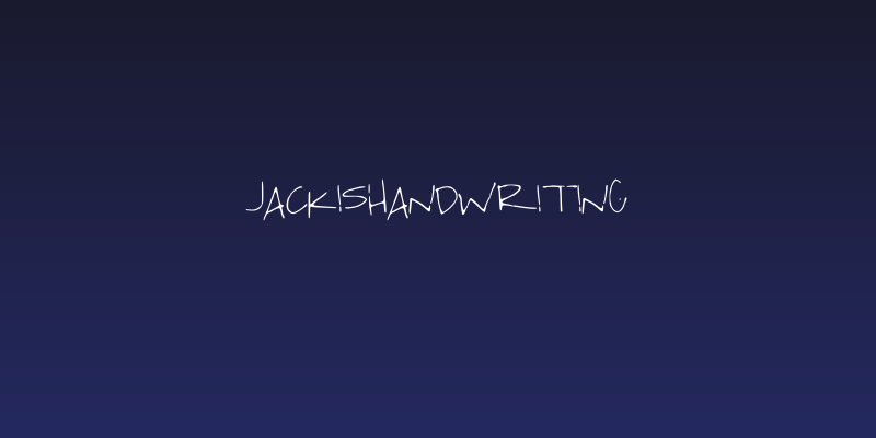 jackishandwriting Social Header