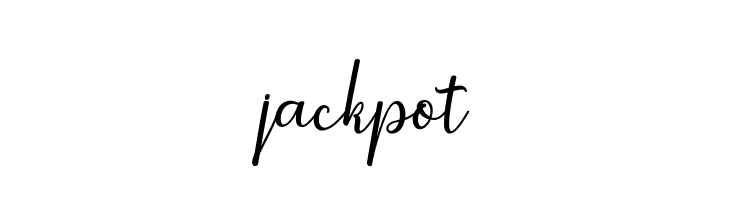 jackpot  免费字体下载