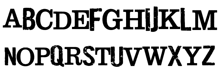 jailbIrD JenNA Font LOWERCASE