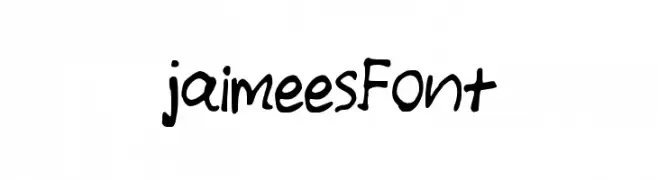 jaimee_s_Font  免费字体下载