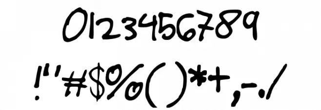 jaimee_s_Font Font OTHER CHARS