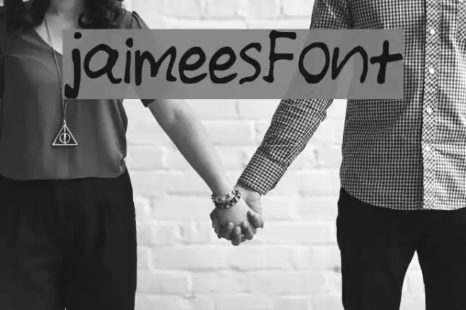 jaimee_s_Font Font examples