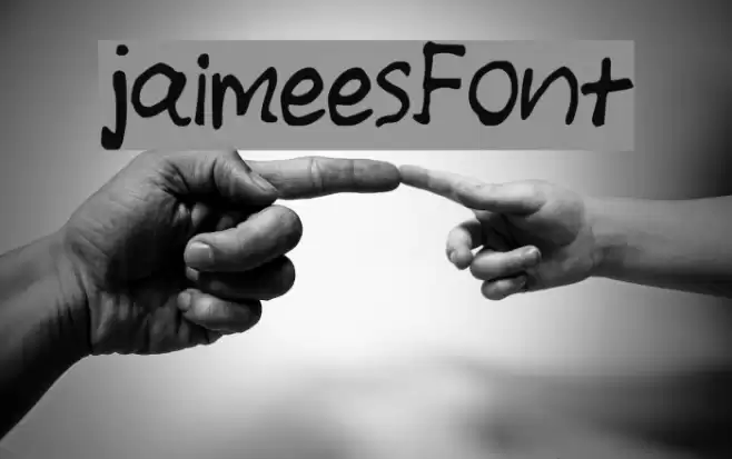 jaimee_s_Font Font examples