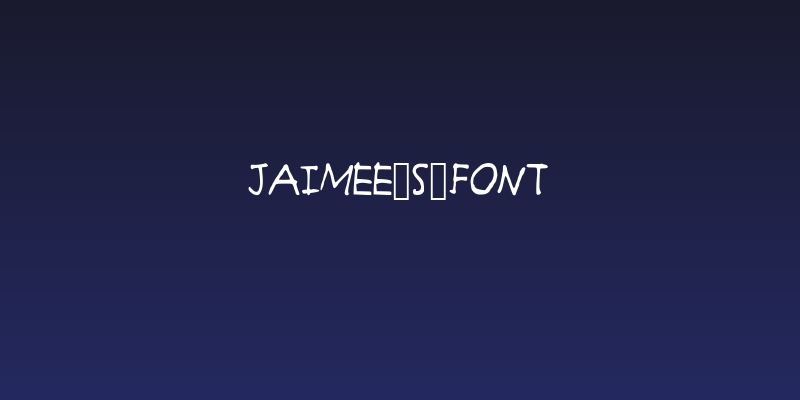 jaimee_s_Font Social Header
