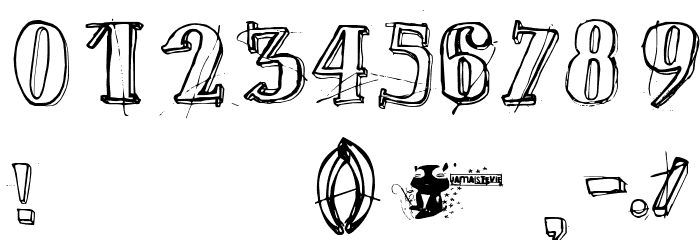 jamaistevie Font OTHER CHARS