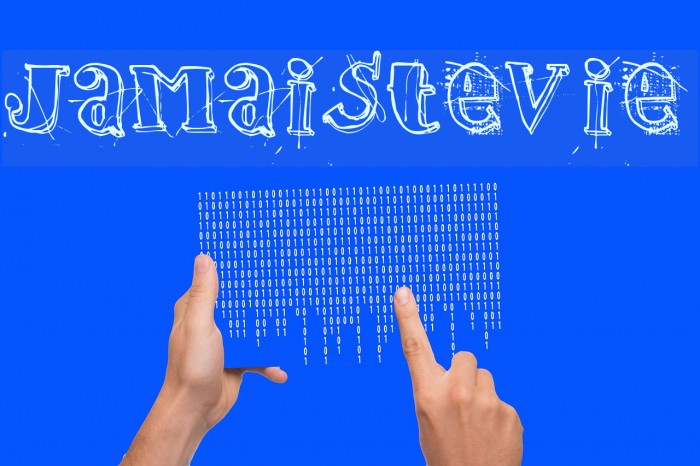 jamaistevie Font examples