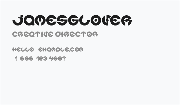 jamesglover Business Card