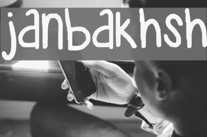 janbakhsh Font examples