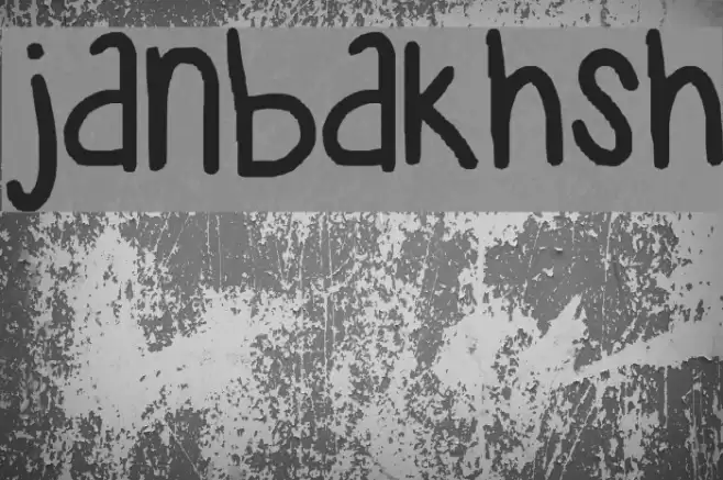 janbakhsh Font examples