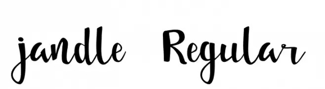 jandle  Regular  Fuentes Gratis Descargar