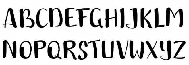  jandle  Regular Schriftart Groß