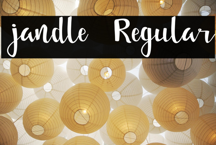  jandle  Regular Example 1