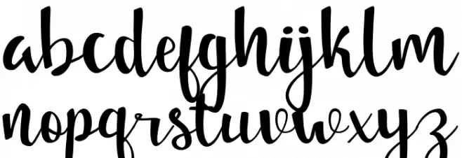 jandle Regular Font Litere mici