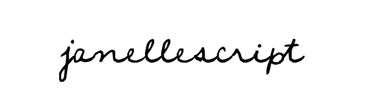 janellescript Font