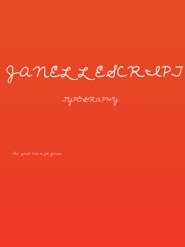 janellescript Poster
